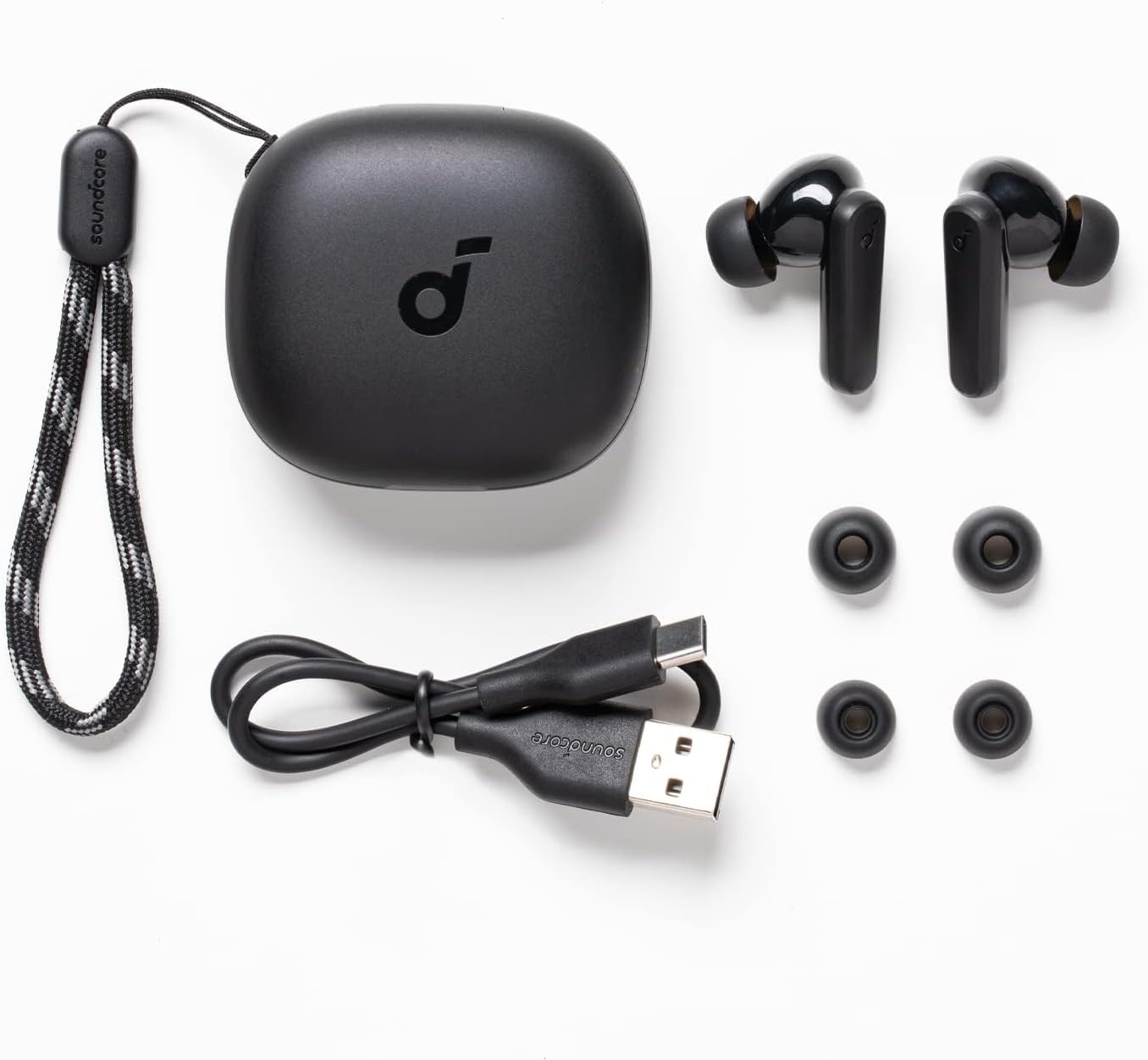 🎧🔥 Sound core R50i True Wireless Earbuds – Powerful Sound, AI Clear Calls, Bluetooth 5.3, Long Battery Life